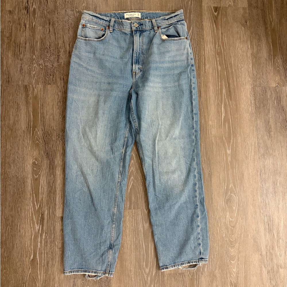 Abercrombie High-Rise Light Blue Women's Jeans